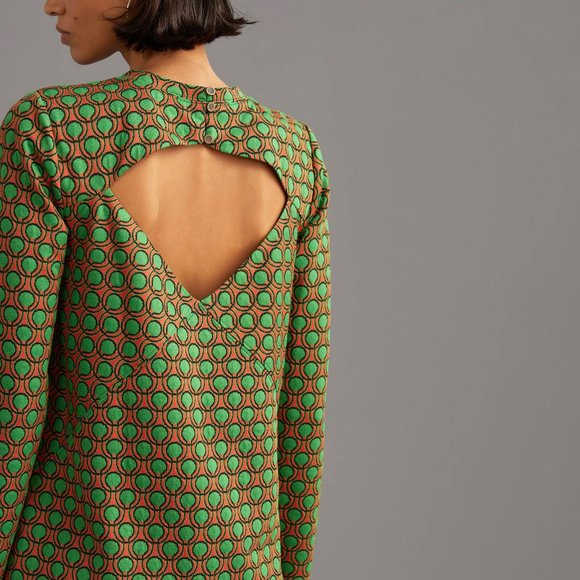 Anthropologie Maeve Jacquard Shift Mini Dress - Picture 4 of 5